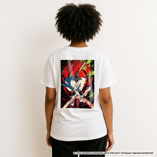 Back Print T-Shirt Chainsaw Man