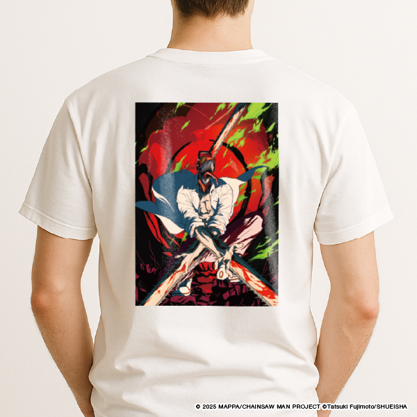 Back Print T-Shirt Chainsaw Man
