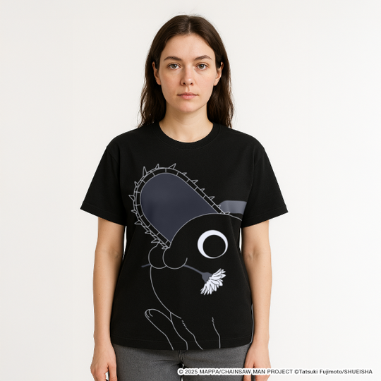 Big Print T-Shirt Pochita Black