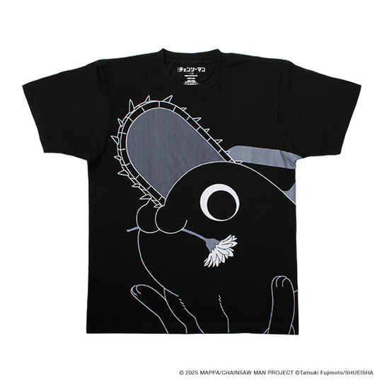 Big Print T-Shirt Pochita Black